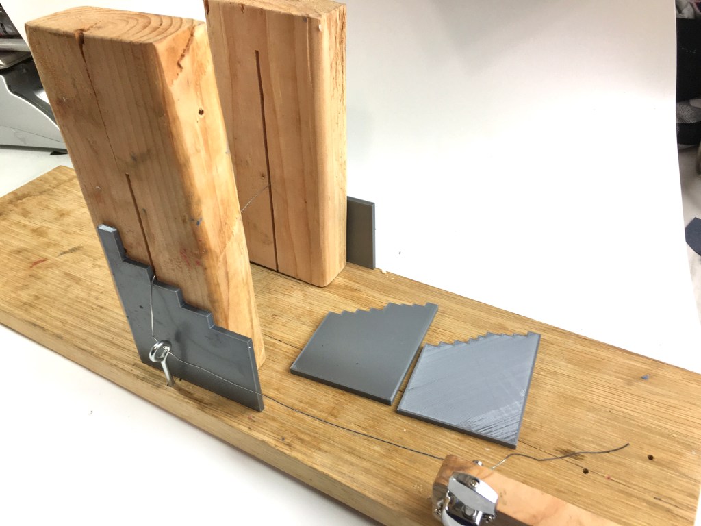 Home made slab mold soap cutter or loaf splitter