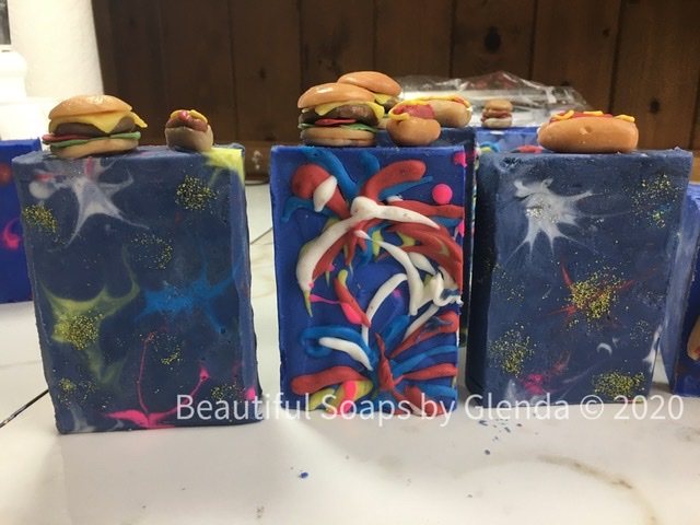 4th of july soap