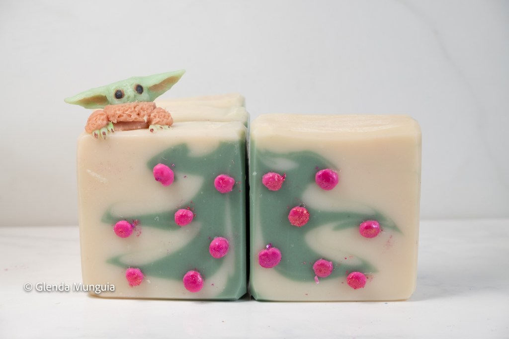 grogu Christmas soap, baby yoda